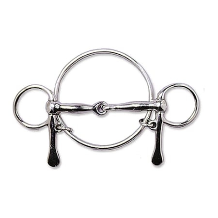 Jacks Imports Dexter Ring Half Cheek Bit 5" 25409-5